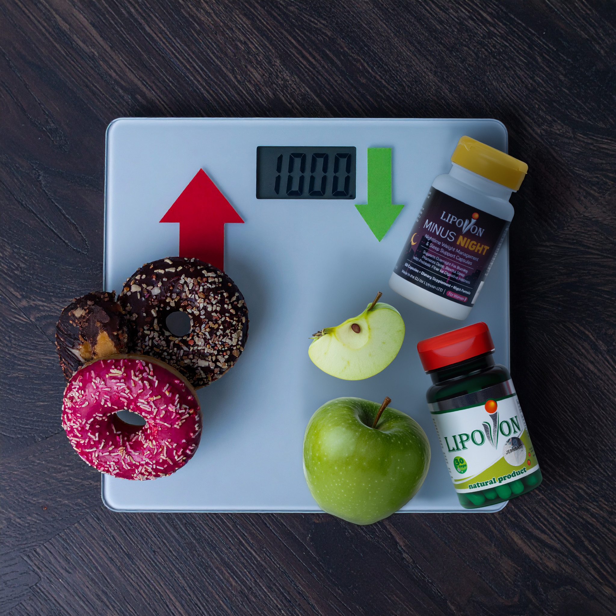 Before–After Lipovon & Lipovon Minus Night